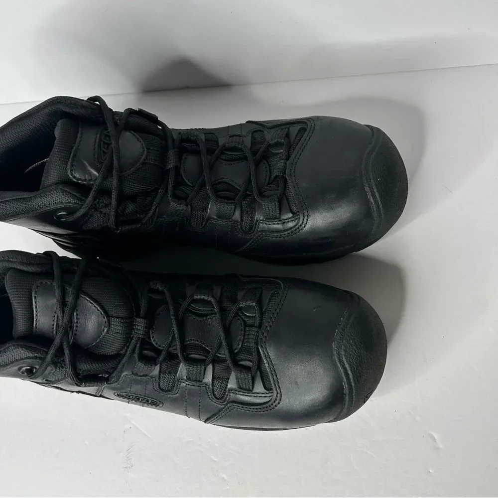 Keen Men's Black uility Leather Boots 11.5 D